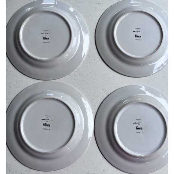 Essex Collection Katmandu by Kate Williams 8" Exotic Chinoiserie Plates Set of 4 - Picture 8 of 9